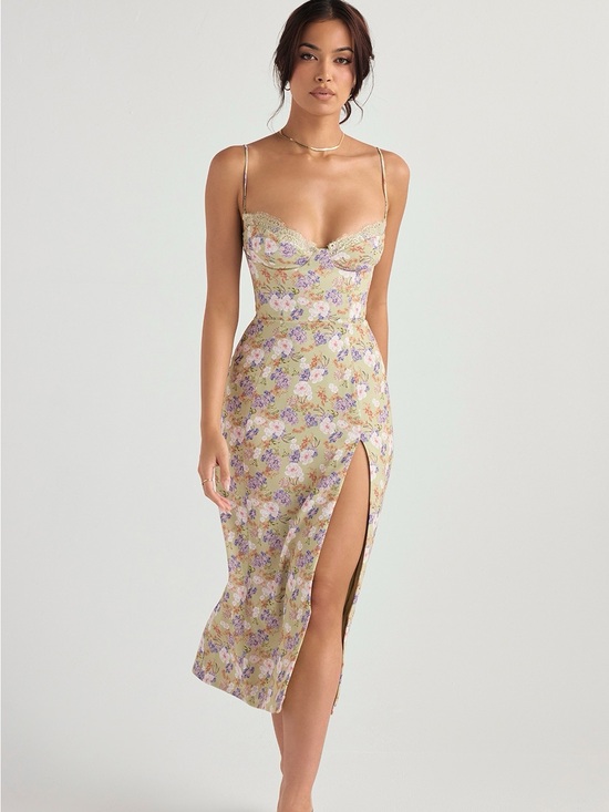 House of CB Dresses & Skirts - House of Cb NWT Charlotte Peony Print Midi Sundress